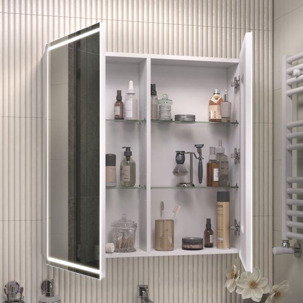 Шкаф VIGO навесной Geometry Comfort 800 с зеркалом (221)