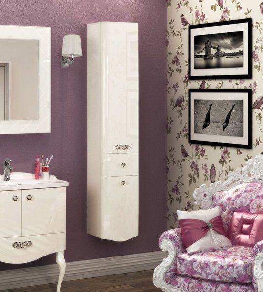 Шкаф-пенал Aquaton Венеция 1A151003VN01R 34 R белый