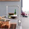 Смеситель Grohe Essence Foot Control 30311DC0 нержавеющая сталь