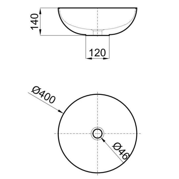 Раковина Noken Slender N364850019 40 белый