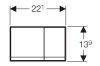Кнопка смыва Geberit Sigma 60 115.792.GH.1 хром
