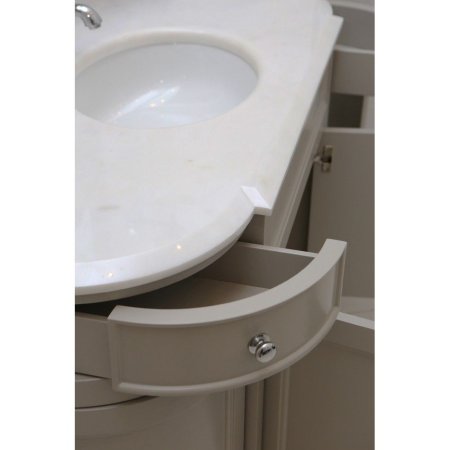 Тумба с раковиной Devon&Devon Season EFSEASONOFBI/LS-WHITE56/CR/3F белый