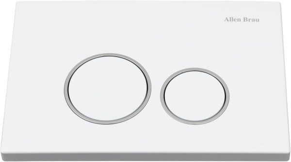 Клавиша смыва Allen Brau Priority 9.AQ20WX00UI1.ZF20WS белый глянец