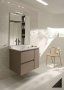 Мебель для ванной Jacob Delafon Soprano 80 см, выдвижной ящик, черное дерево
