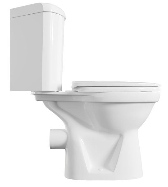 Унитаз-компакт угловой Norm Wenkel 360х770х805, сиденье термопласт с микролифтом, белый (9854B099-7200)