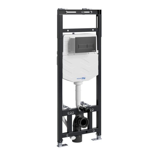 Система инсталляции для унитазов WasserKRAFT Alme 15TLT.010.ME.MB03 белый, черный матовый
