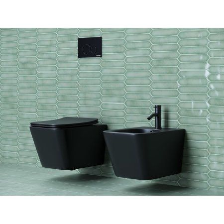 Биде подвесное Ceramica Nova Metric CN3008MB черный матовый