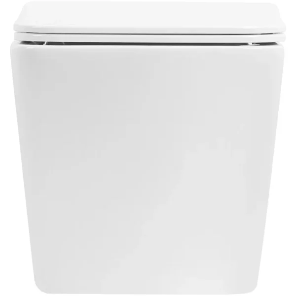 Унитаз подвесной Abber Rechteck AC1201T безободковый, торнадо, с сиденьем микролифт, белый