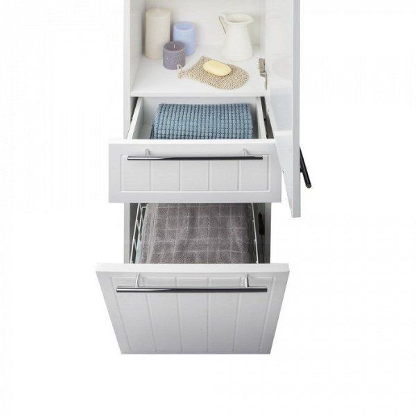 Шкаф-пенал Milardo Magellan 40 напольный белый (MAKQG4DE00OP0MXM97QF)