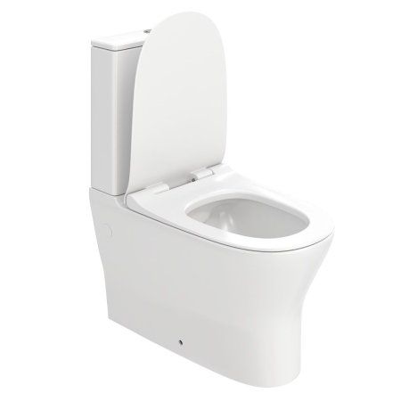 Унитаз напольный Teymi Ellie безободковый, сиденье микролифт T40801