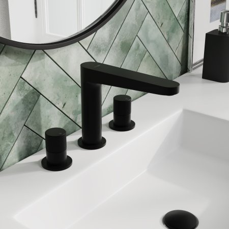Встраиваемый смеситель для раковины WasserKRAFT Fulda 5200 5235 черный