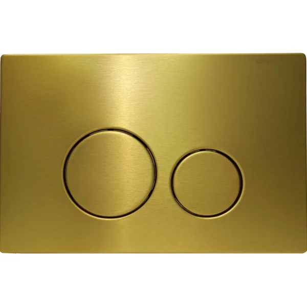 Кнопка смыва Charus Robusto FP.330.BG.05 для инсталляции, светлое золото матовый