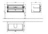 Тумба под раковину Villeroy & Boch La Belle A58400DJ 90 белый