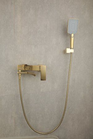 Смеситель для ванны Gappo G3207-3, однорычажный, золото