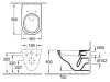 Унитаз подвесной Villeroy & Boch O.Novo 5660H101 микролифт, альпийский белый