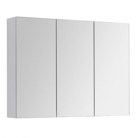 Шкаф-зеркало Dreja Premium 100 белый глянец