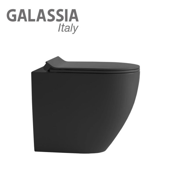 Крышка-сиденье Galassia Dream 7314NEMT микролифт, черный матовый