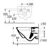 Унитаз подвесной Villeroy & Boch Subway 3.0 4670TS01 альпийский белый