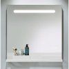 Зеркало Burgbad Fiumo SFXU080F3956 80 с подсветкой, белый
