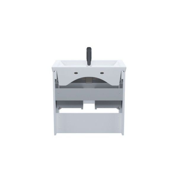 Тумба с умывальником, подвесная, с нишей, 60 см, белый, Zodiac X, IDDIS, ZDX60WNi95K подходит умыв. 4076000i28