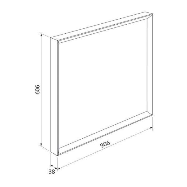 Зеркало IDDIS Color Plus 90 (COL9000i98)