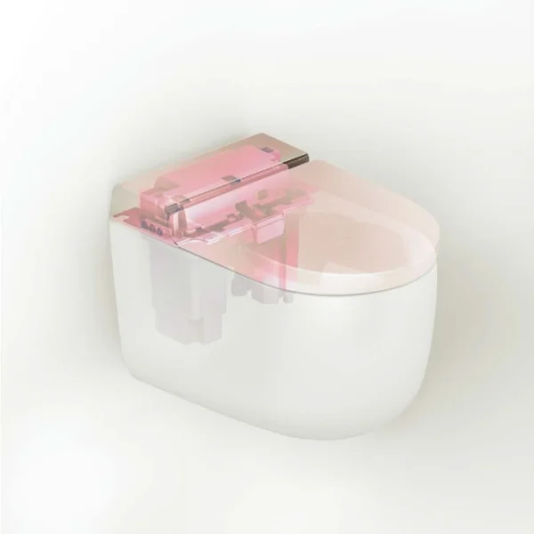 Электронный унитаз-биде подвесной Artceram Hype KHYV001 05 00 безободковый, с сиденьем микролифт, белый матовый