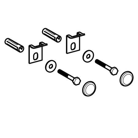 Крепеж для писсуара Geberit Kerafix 551075000 хром