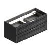 Тумба под раковину Berloni Bagno Suite Vintage SUVBS2C120C/090/SHA.CL 120 черный глянцевый
