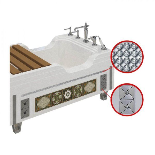 Акриловая ванна Radomir Тахарат 1-01-0-0-1-166 120х80 для омовения