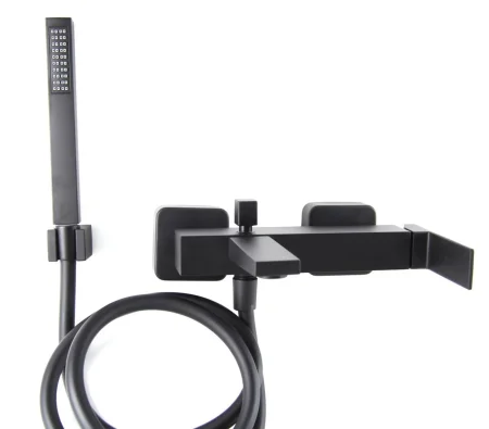 Смеситель для ванны Webert Pegaso PE850101560, черный