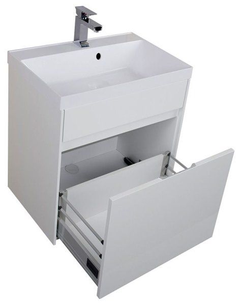 Тумба под раковину Aquanet Латина 00179933 60 белая, 1 ящик