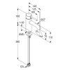 Смеситель для раковины Kludi BOZZ 38272N076 брашированное золото