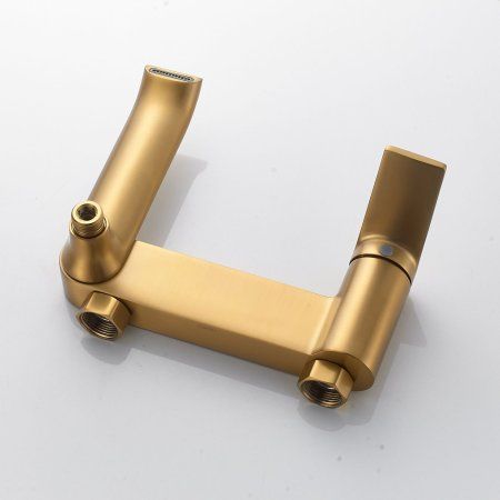 Смеситель для ванны однорычажный  Shevanik S4102G, Золотой сатин