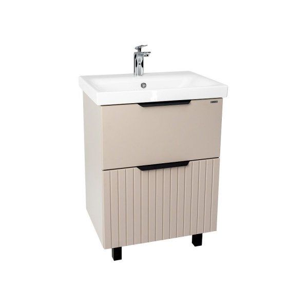 Тумба VIANT "Сицилия" MODUO 60 2 ящика капучино 428x568x820 (VSIC60MDCAP-T2Y)