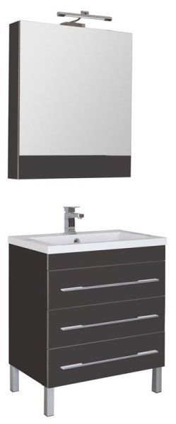 Тумба под раковину Aquanet Верона 00178474 75 черная