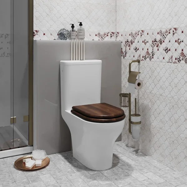 Унитаз-компакт Opadiris Палермо OS24722N безободковый, с сиденьем микролифт, белый