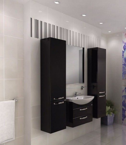 Тумба под раковину Aquaton Ария М 1A123301AA950 65 черный