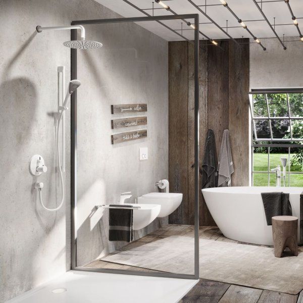 Встраиваемый смеситель для ванны Kludi BALANCE 528309175 белый, хром