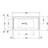 Акриловая ванна Duravit Starck 700339000000000 180x90