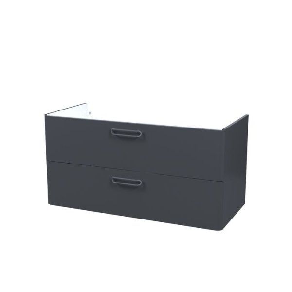 Тумба подвесная, 100 см, серый, Brick, IDDIS, BRI10G0i95. Подходит умывальник: 0101000i28