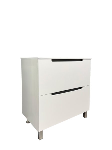 Тумба Runo Lina 70 напольная белая под умывальник Teffy 70 (00-00004642)