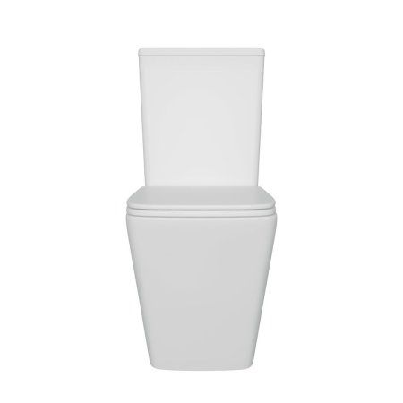 Унитаз напольный безободковый Teymi Helmi, сиденье микролифт T40308