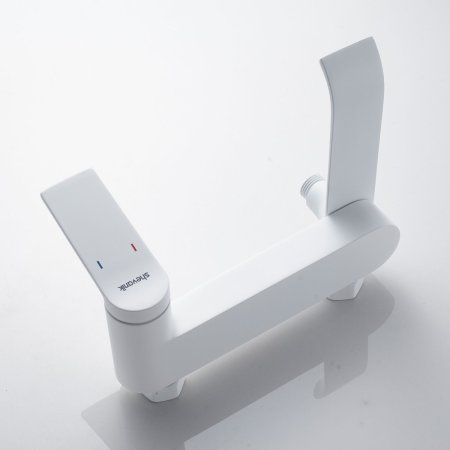 Смеситель для ванны Shevanik S4JL10EY2CAS, белый