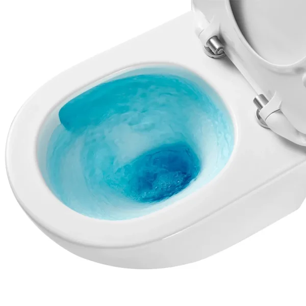 Унитаз подвесной AQUAme AQM2002PRO безободковый, с сиденьем микролифт, белый глянец