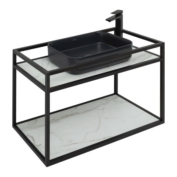 Консоль под раковину Allen Brau Liberty 90 1.33003.BB черный браш