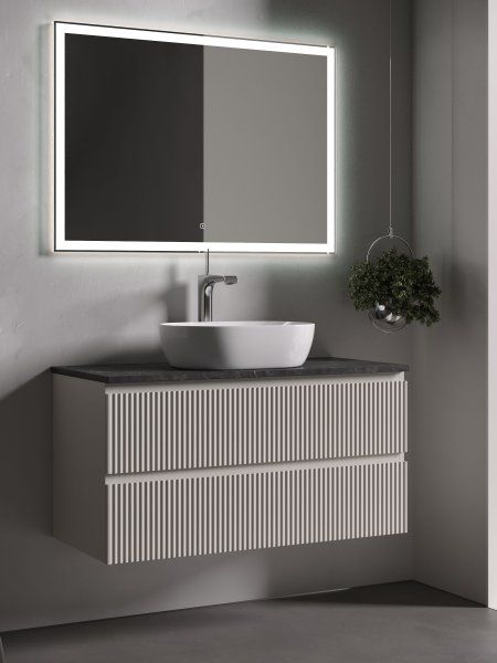 Столешница для ванной комнаты SANCOS  1000х460 ,  TT100A1X