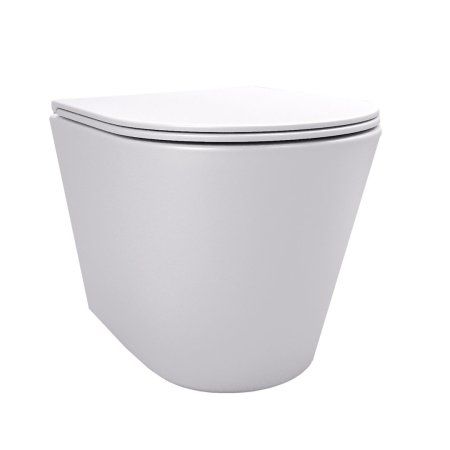 Унитаз подвесной Teymi Solli безободковый, сиденье микролифт T40201