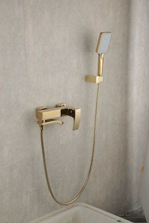 Смеситель для ванны Gappo G3207-3, однорычажный, золото