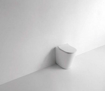 Унитаз приставной CeramaLux 3178, Бело-Глянцевый