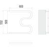 Полотенцесушитель водяной Terminus М-образный (1") 50х60 4620768881169, хром